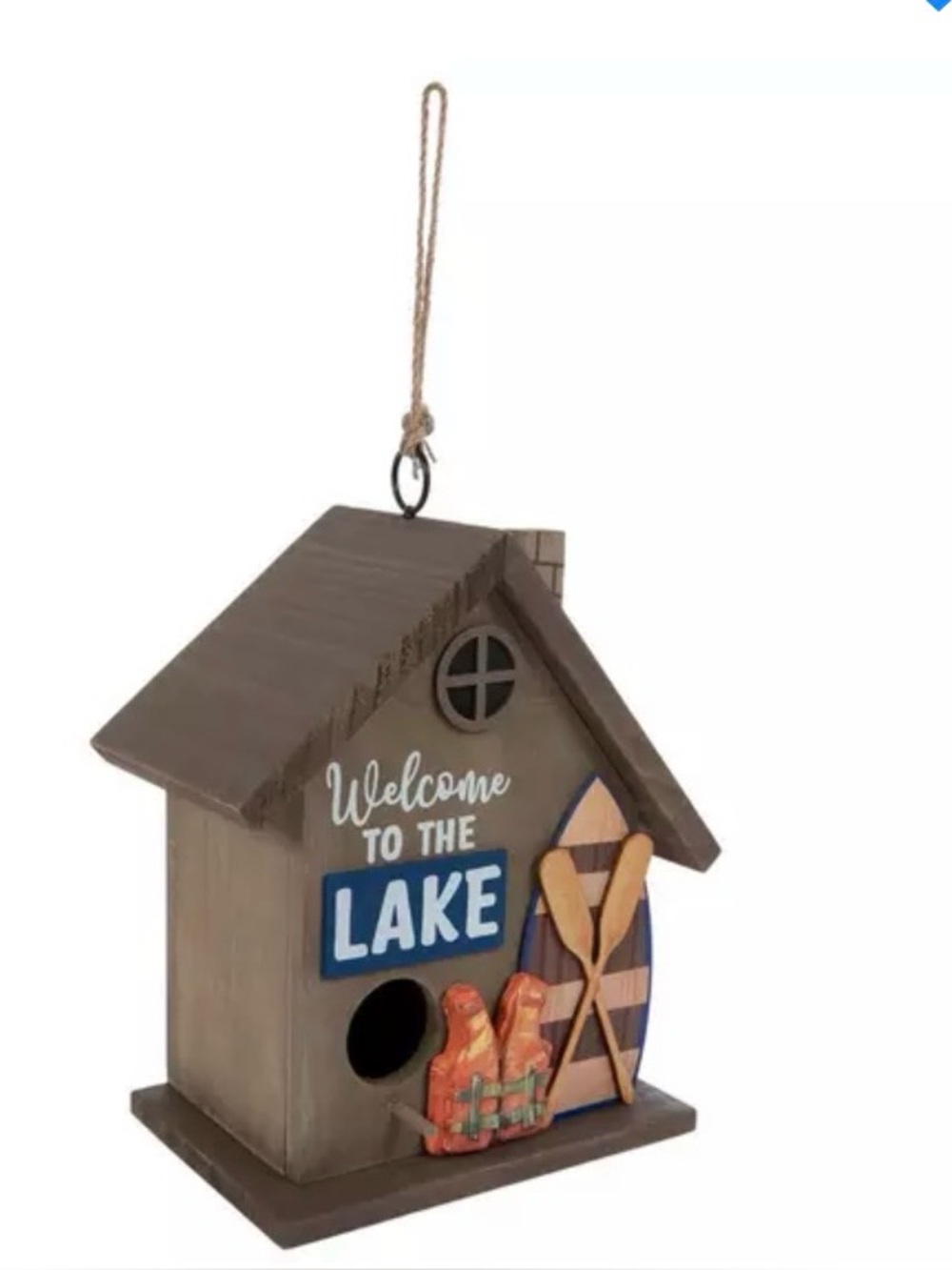 Welcome To The Lake Birdhouse